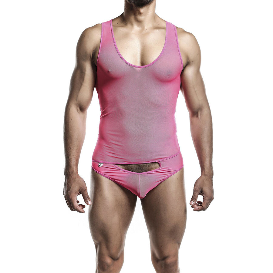 Body transparent en résille avec ouverture à l’avant pour plus de sensualité MOB