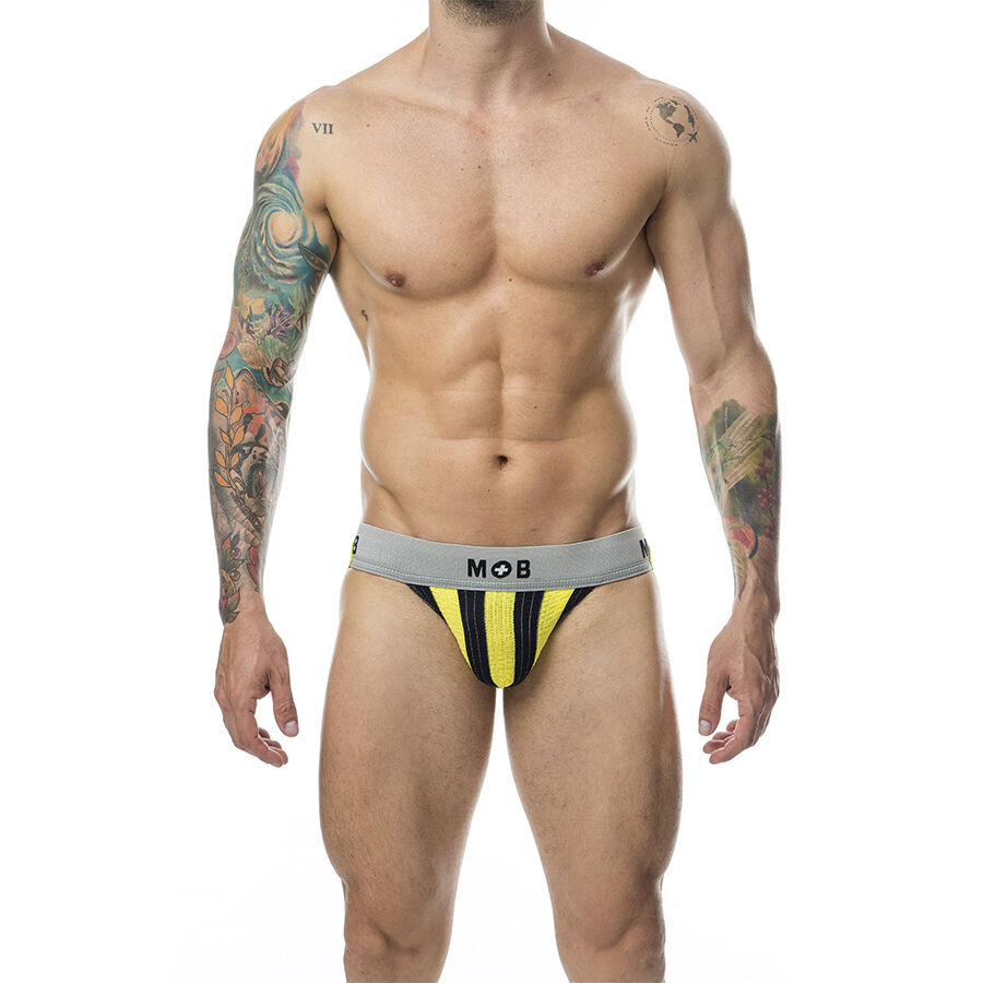 Jockstrap pour homme avec poche en coton et large ceinture résistante pour plus de confort MOB