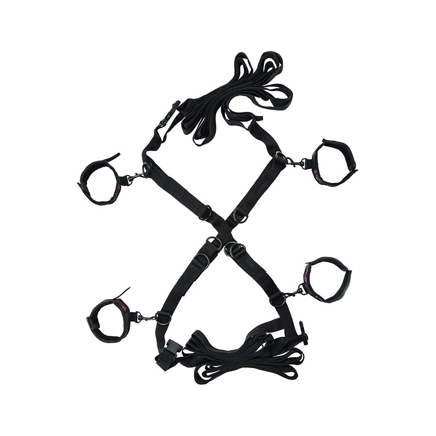 Kit de bondage pour lit en croix CalExotics Scandal