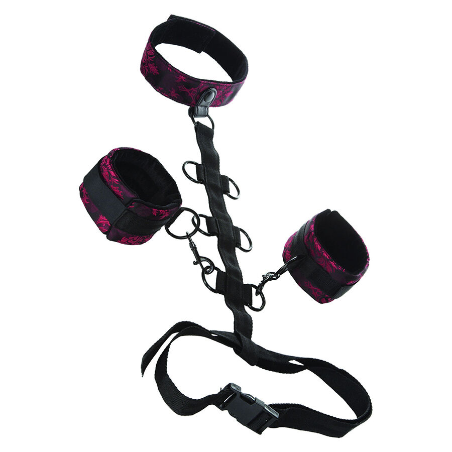 Collier de bondage CalExotics Scandal avec menottes