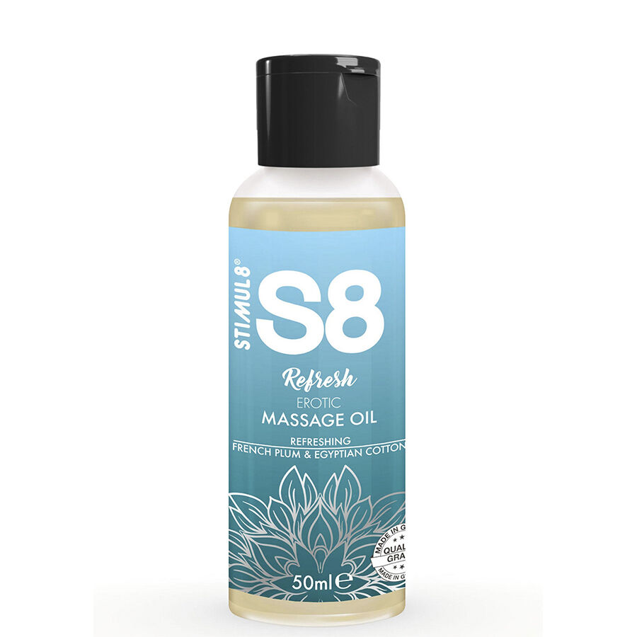 Huile de massage STIMUL8 S8 Refresh, 50 ml