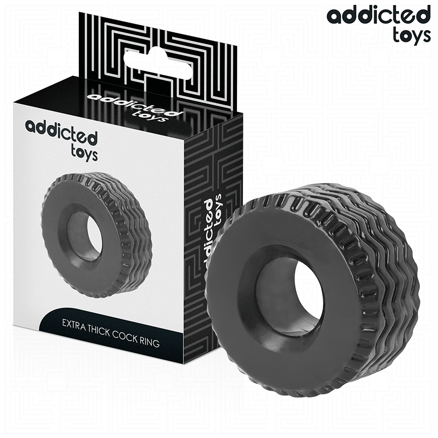 ADDICTED TOYS Extra Thick anneau pénien sans vibrations