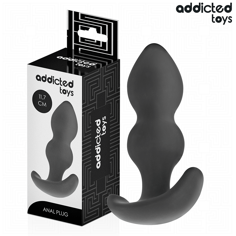 Plug anal en silicone ADDICTED TOYS, taille L