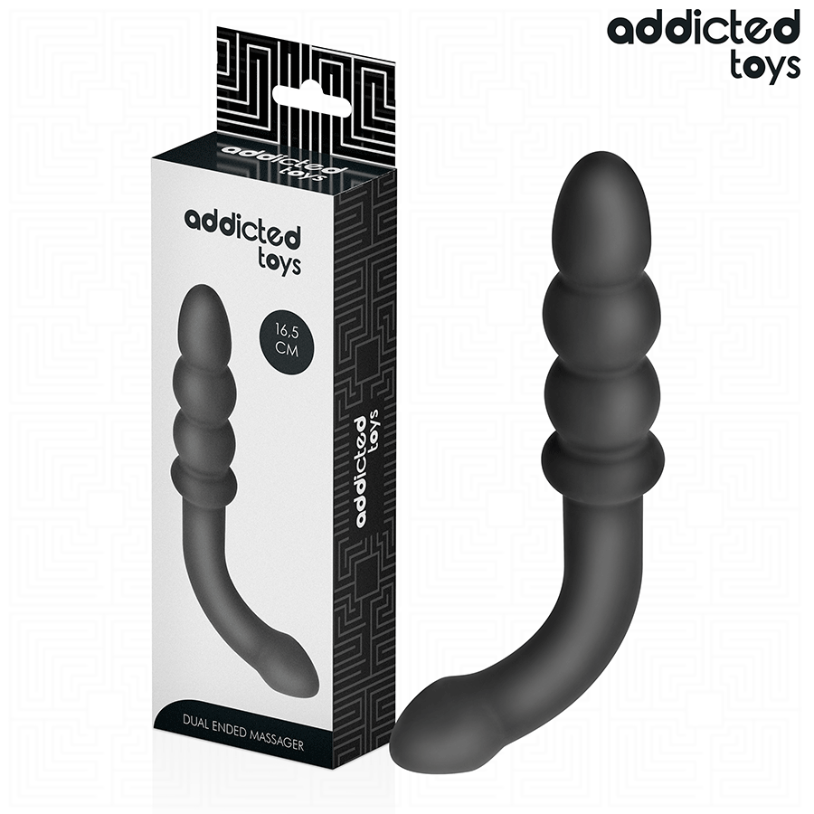 ADDICTED TOYS masseur anal double face en silicone