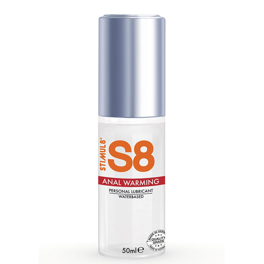 STIMUL8 S8 lubrifiant chauffant pour la zone anale, 50 ml