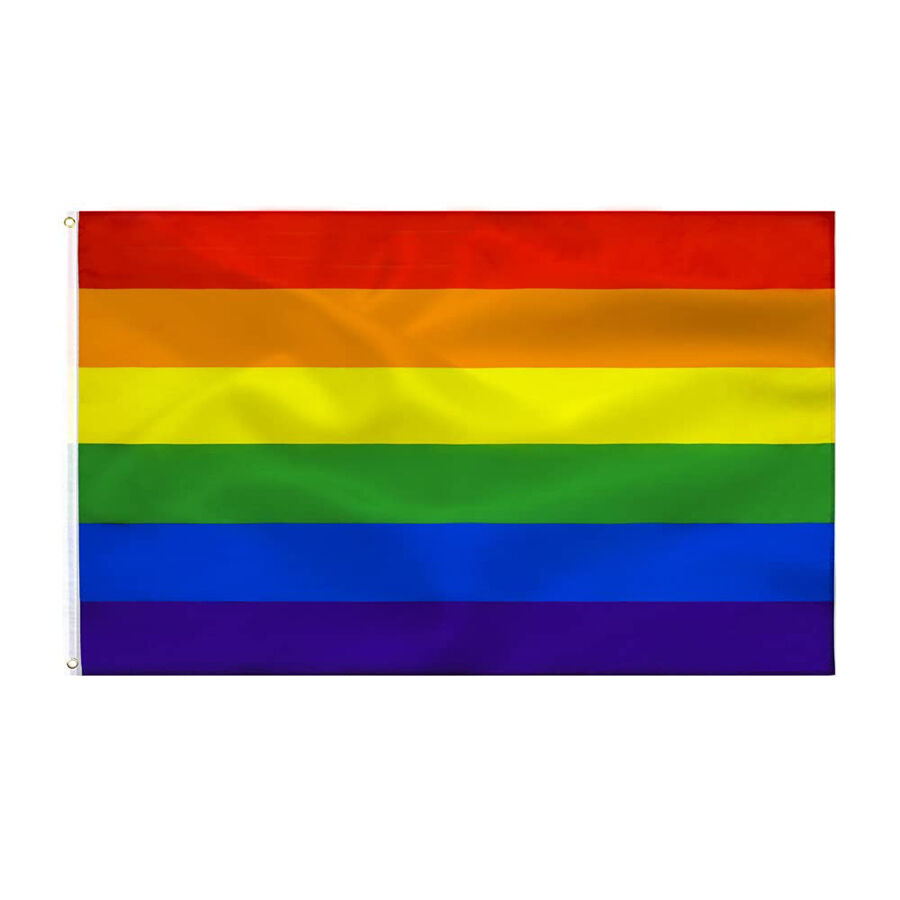 Drapeau PRIDE aux couleurs de l’arc-en-ciel 90 × 150 cm