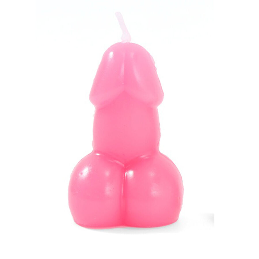 Bougie en forme de pénis DIABLO PICANTE, fuchsia
