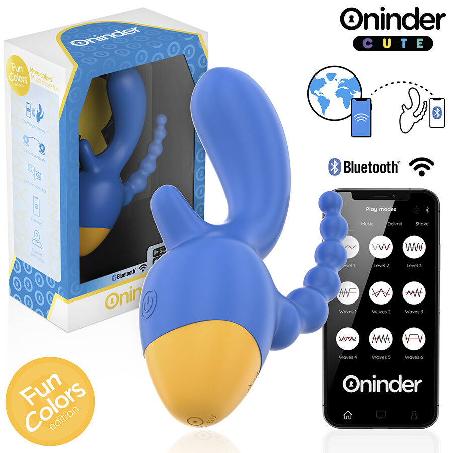 ONINDER CUTE Love 3 Some, vibromasseur connecté avec trois points de stimulation