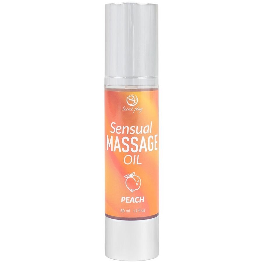 Huile de massage SECRETPLAY au parfum de pêche