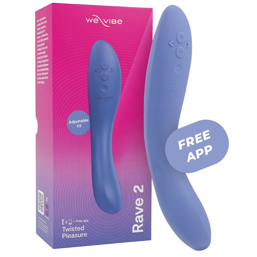 Vibromasseur connecté We-Vibe Rave 2 pour point G · Couleur: BLEU