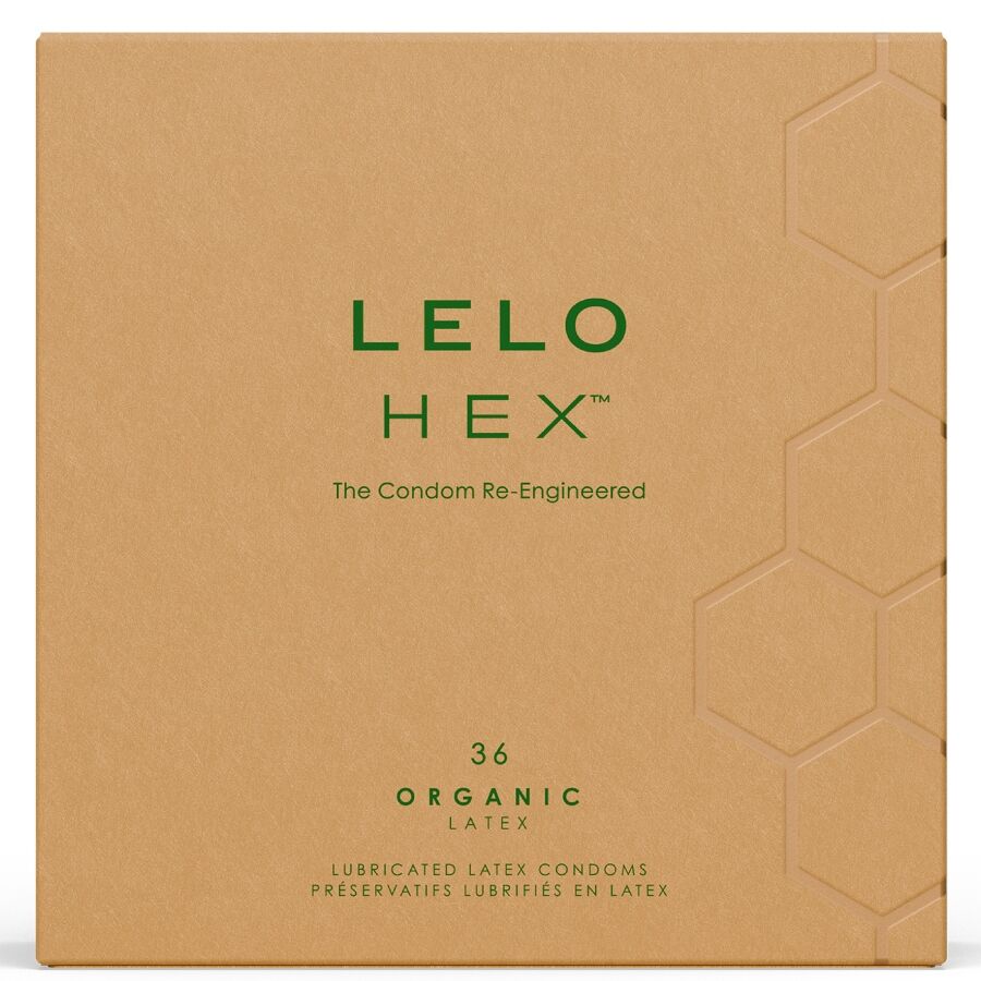 Préservatifs LELO HEX Organic, lot de 36