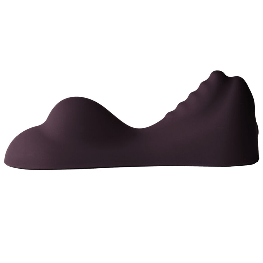 Vibromasseur clitoridien ROCKS-OFF Ruby Glow à utiliser assise, violet