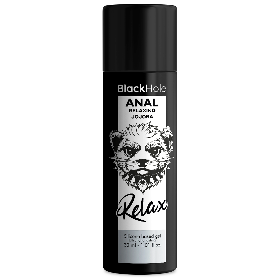 Black Hole Anal Relaxing lubrifiant silicone à l’huile de jojoba, 30 ml