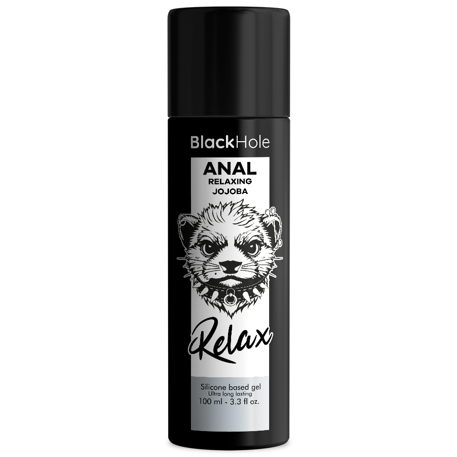 BLACK HOLE Anal Relaxing gel lubrifiant au silicone et à l’huile de jojoba 100 ml