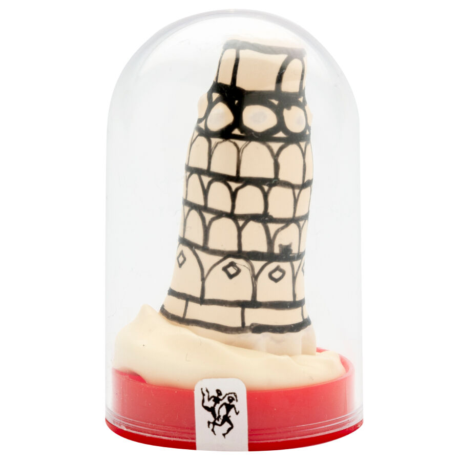 CONDOMERIE Pisa Tower, cadeau fantaisie pour adultes peint à la main