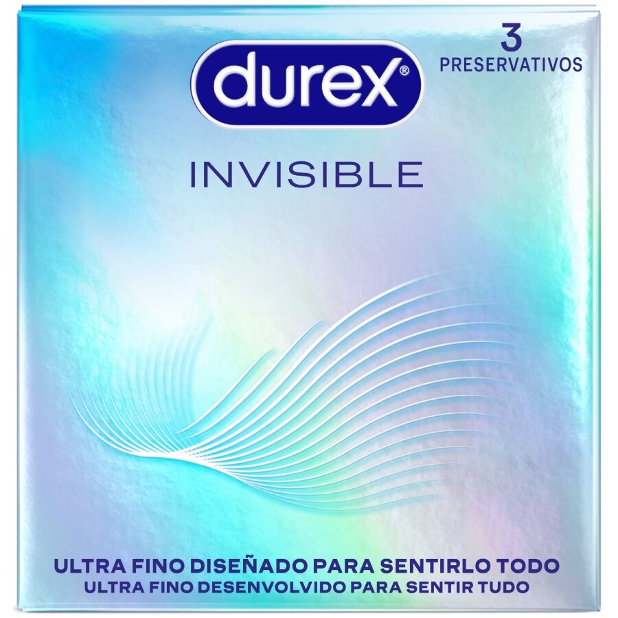 Préservatifs fins Durex Invisible, 3 pièces