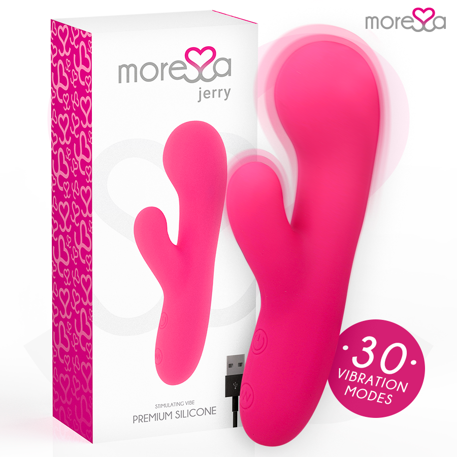 Vibromasseur pour point G MORESSA Jerry à deux moteurs