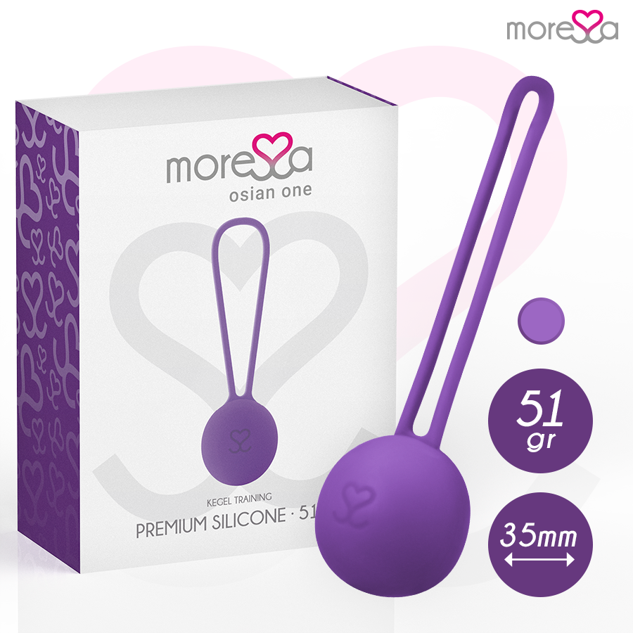 MORESSA OSIAN ONE Boule de geisha en silicone, lilas
