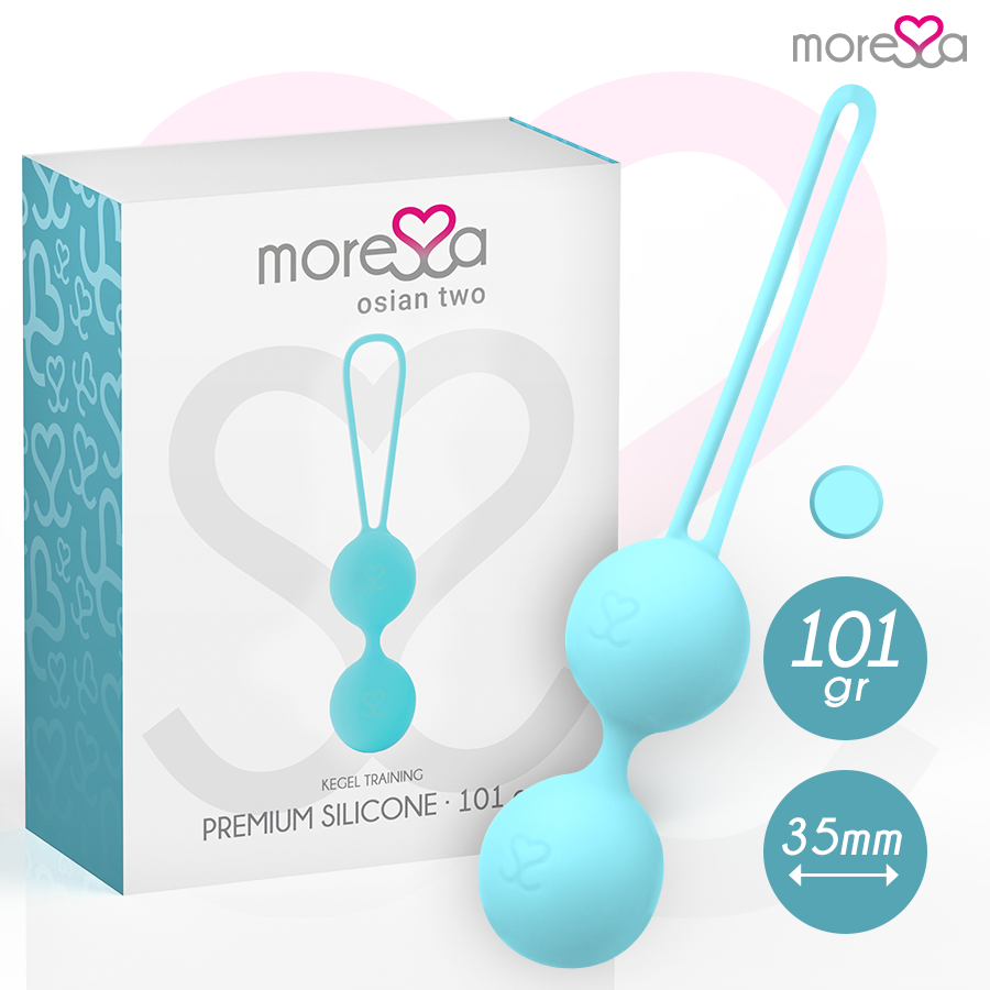 Boules de geisha MORESSA OSIAN TWO, turquoise