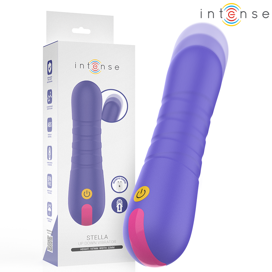 Stimulateur clitoridien INTENSE STELLA avec mouvement de va-et-vient automatique