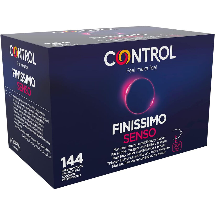 Préservatifs fins Control Finissimo Senso, 144 pièces