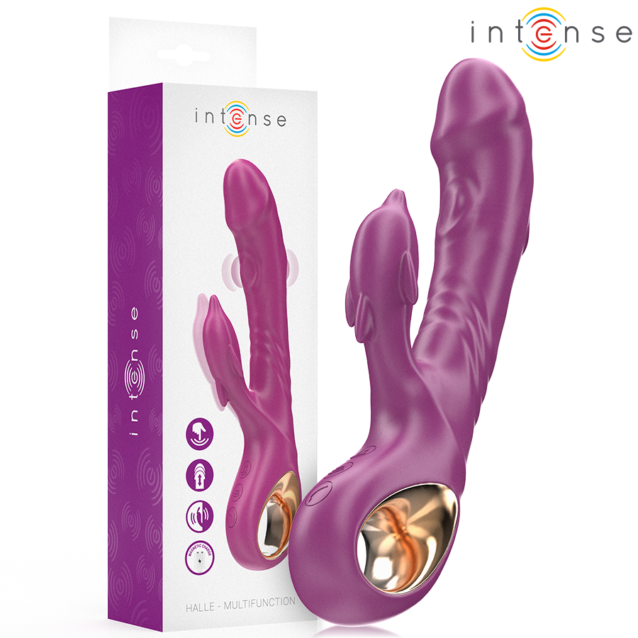 Vibrateur INTENSE HIGH TECH HALLE avec langue mobile