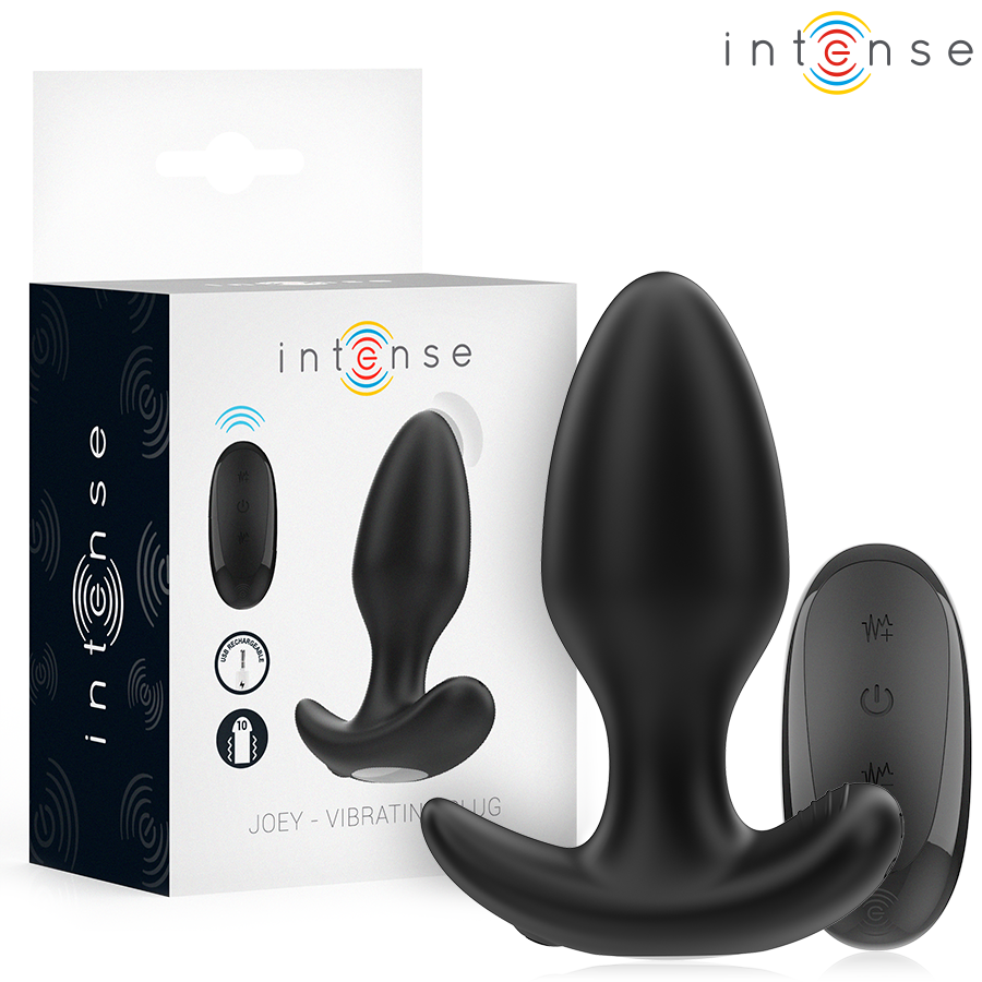 Plug anal vibrant INTENSE JOEY avec télécommande