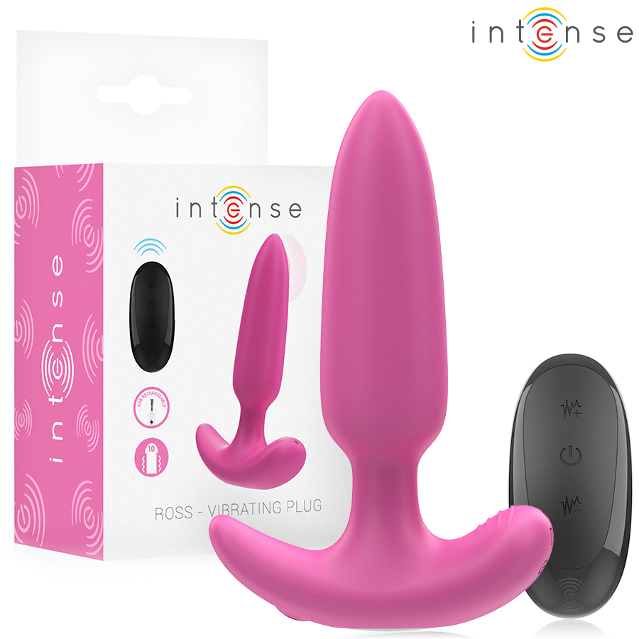 Plug anal vibrant INTENSE ROSS avec télécommande