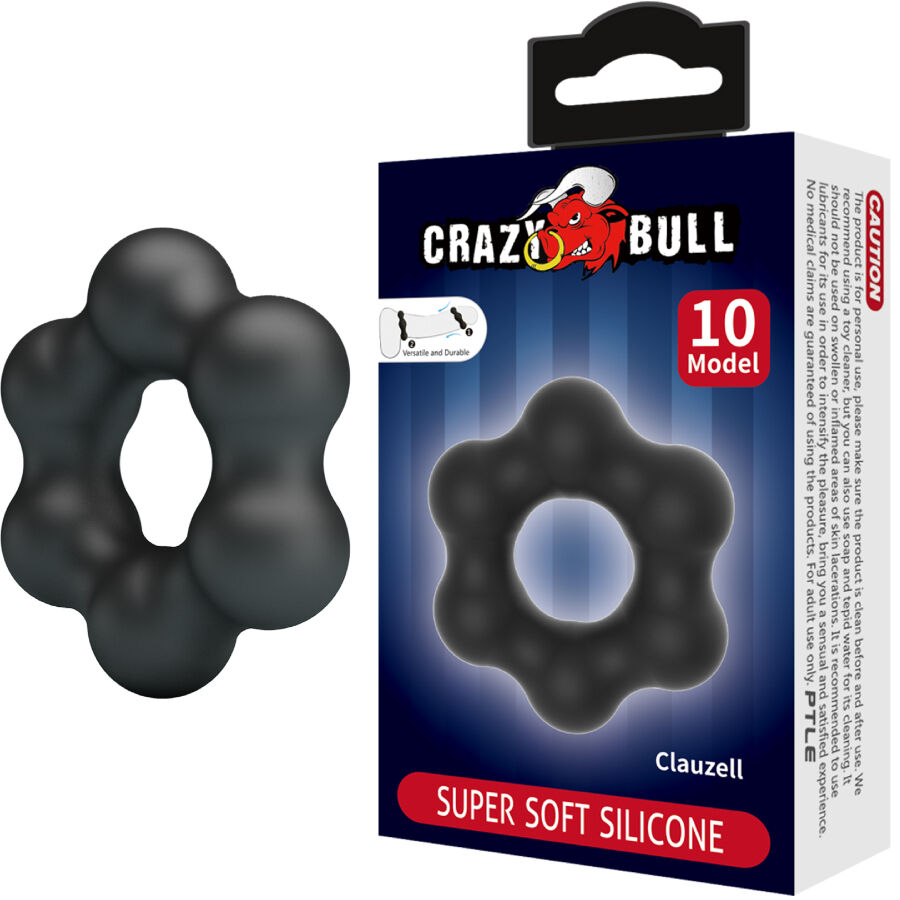 Anneau pénien Crazy Bull Clauzell Model 10 sans vibration