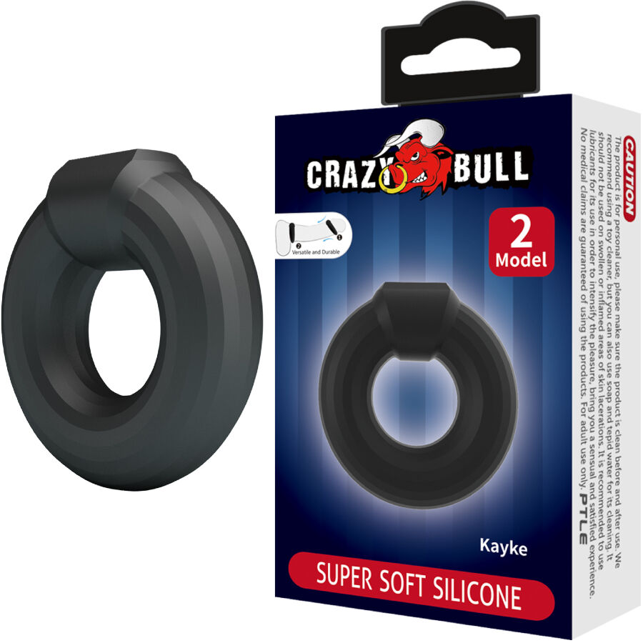 Anneau pénien sans vibration Crazy Bull Kayke Model 2