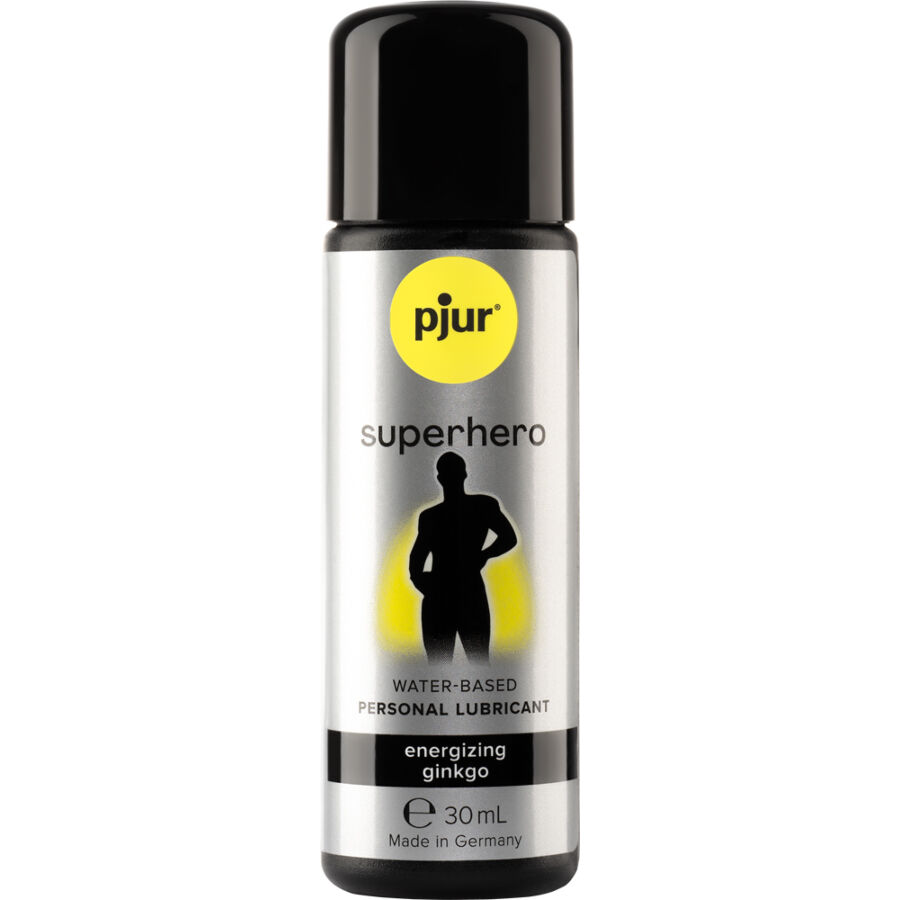 Gel lubrifiant à base d’eau PJUR Superhero au ginkgo, 30 ml