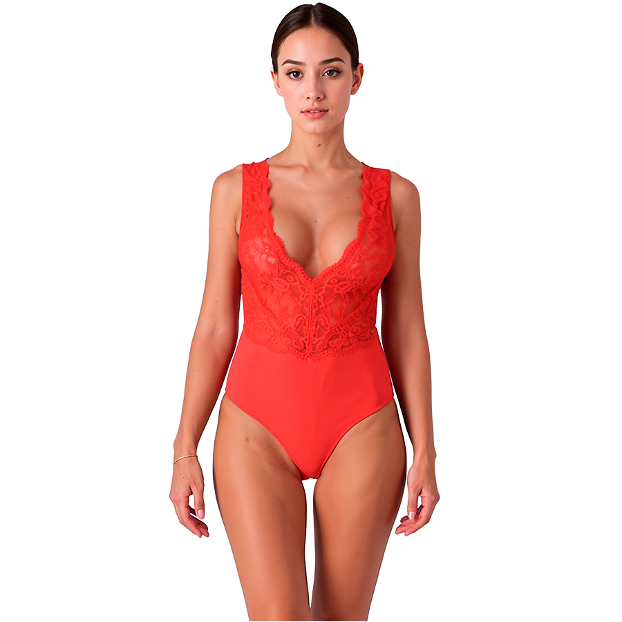 Body lingerie PASSION EVALIE, rouge, L/XL