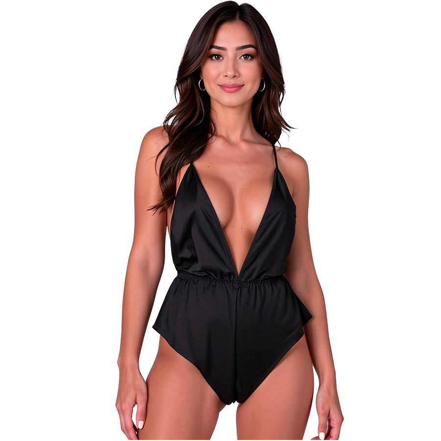 Body lingerie PASSION SENSIE noir, taille S/M