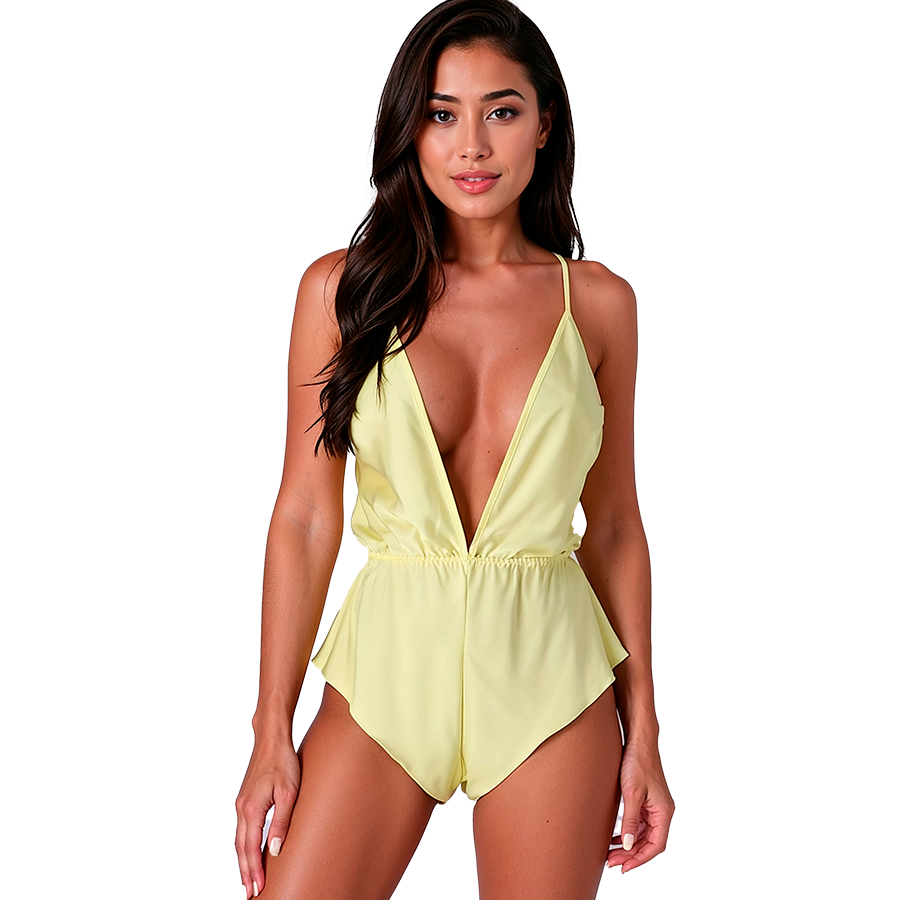 Body lingerie PASSION SENSIE citron, S/M