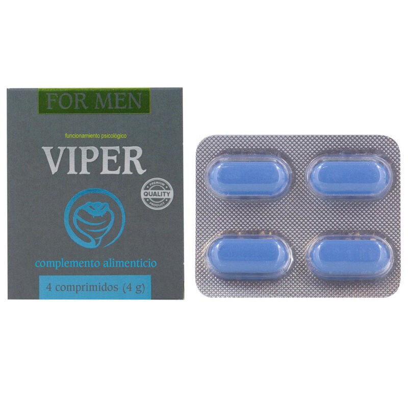 Complément alimentaire Cobeco Viper for Men, 4 comprimés