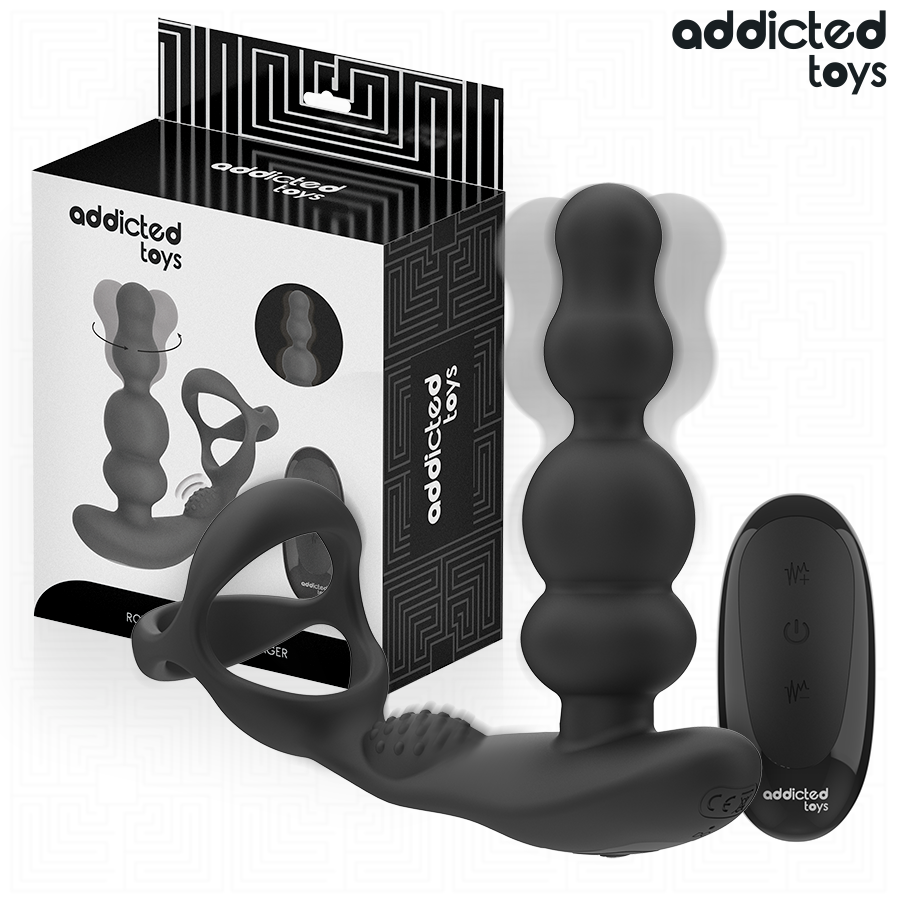 Stimulateur prostatique ADDICTED TOYS avec rotation et télécommande