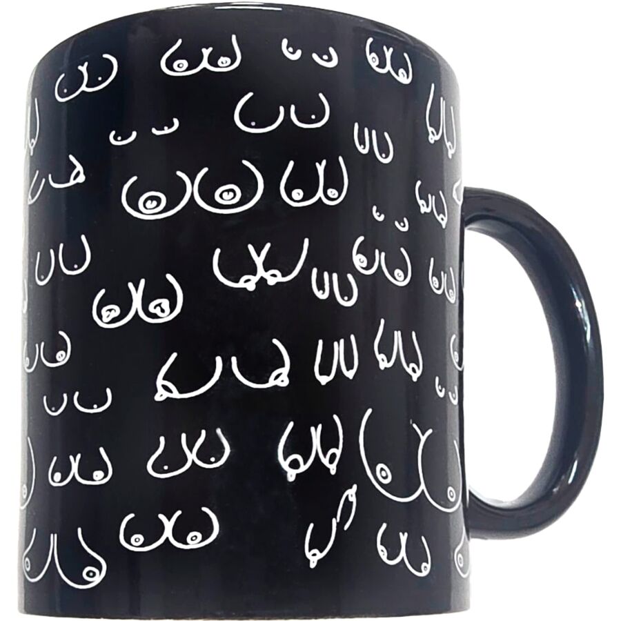 Tasse DIABLO PICANTE avec motifs de seins, 370 ml