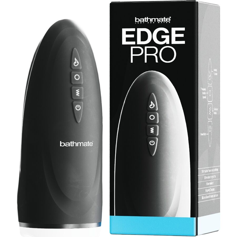 BATHMATE Edge Pro masturbateur multifonction avec fonction chauffante