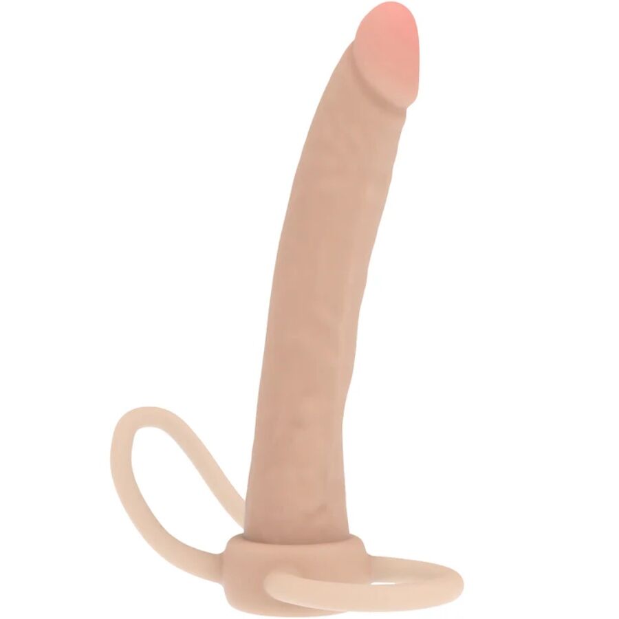 Get Real Double Trouble Gode Anal En Silicone 16 Cm