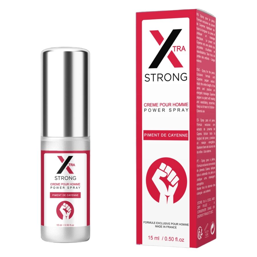 Spray RUF X Strong Powerful pour usage externe, 15 ml