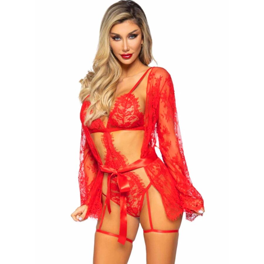 Ensemble de lingerie Leg Avenue avec body et déshabillé