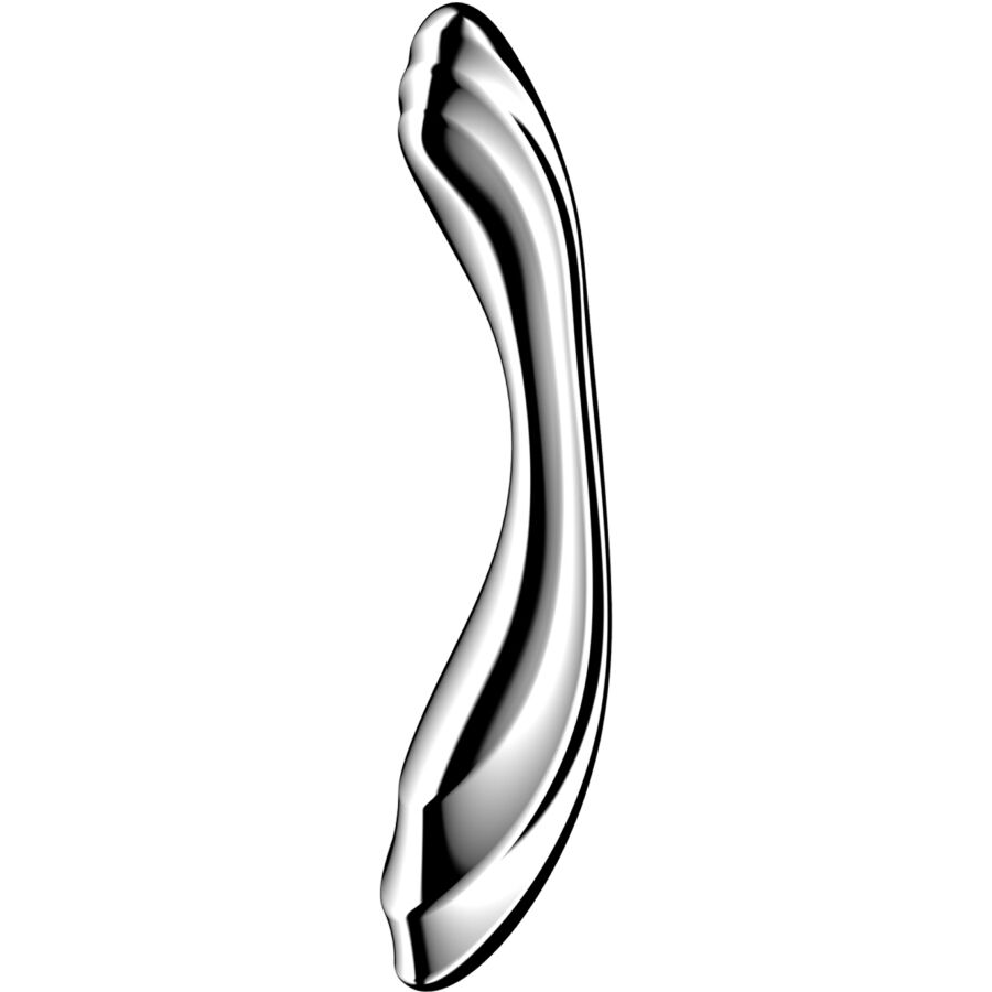 Satisfyer Pure Gravity 2 gode double en acier inoxydable