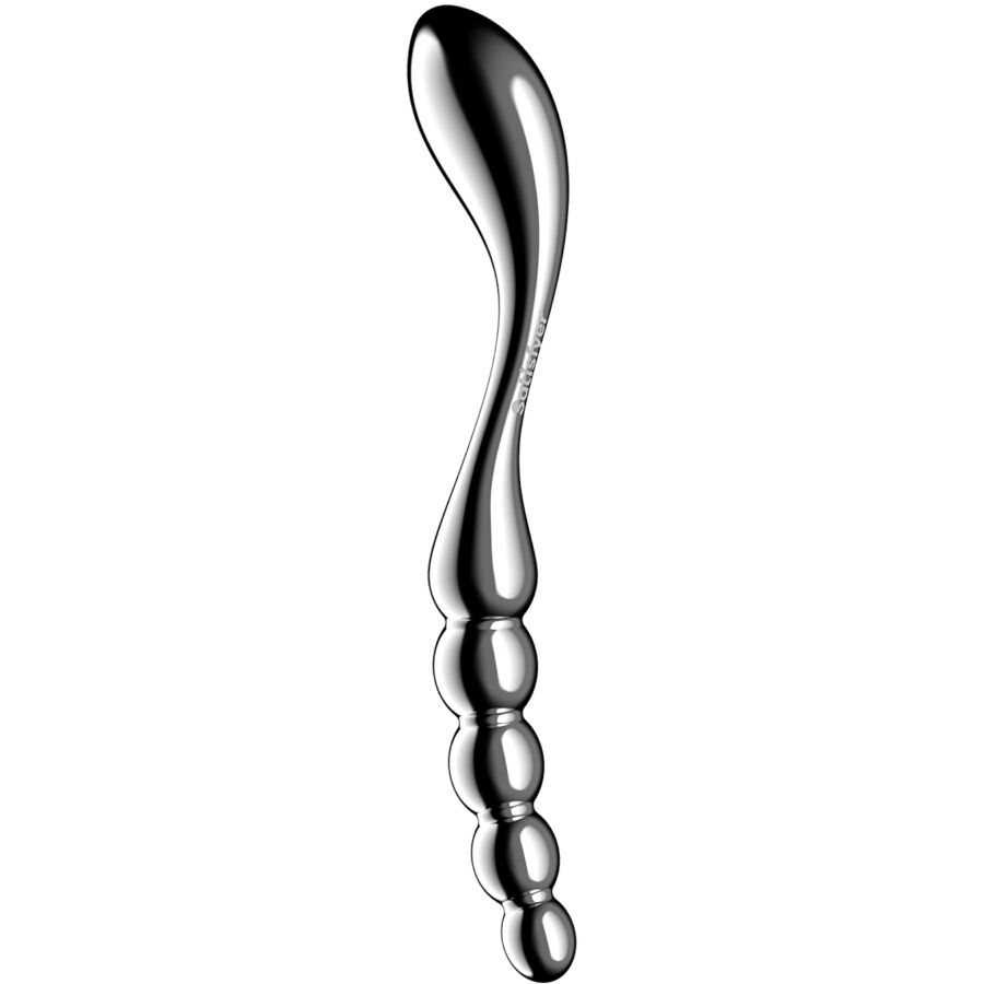 Double gode en acier inoxydable Satisfyer Star Force 1