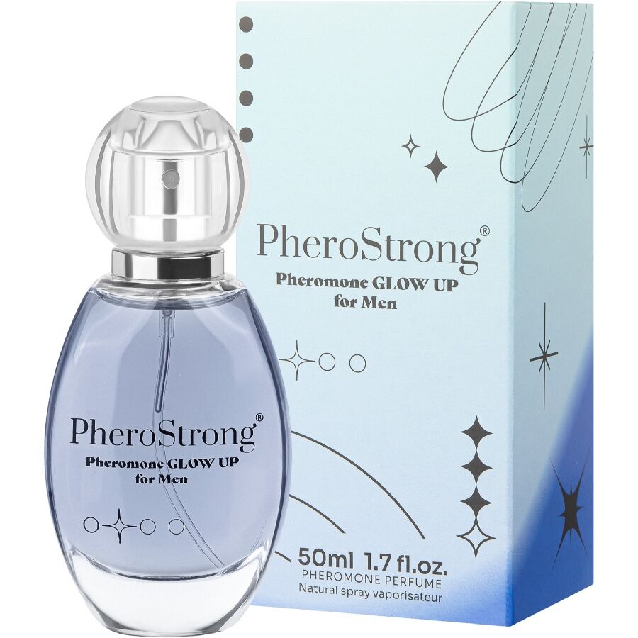 PheroStrong Glow Up, parfum aux phéromones pour homme, 50 ml