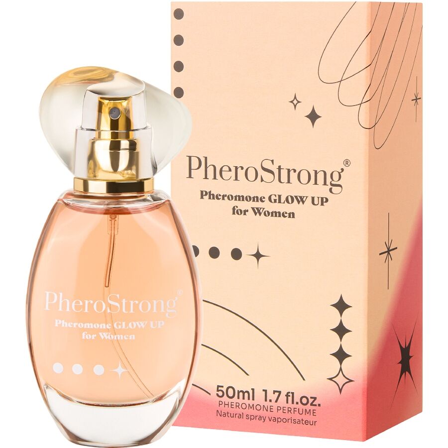 PheroStrong Glow Up, parfum aux phéromones pour femme, 50 ml