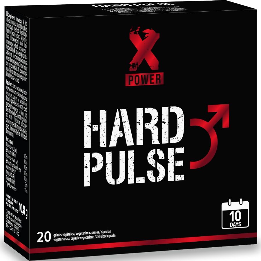 Xpower Hard Pulse, Cure Express De 10 Jours Pour Plus D’érection Et D’endurance, 20 Gélules
