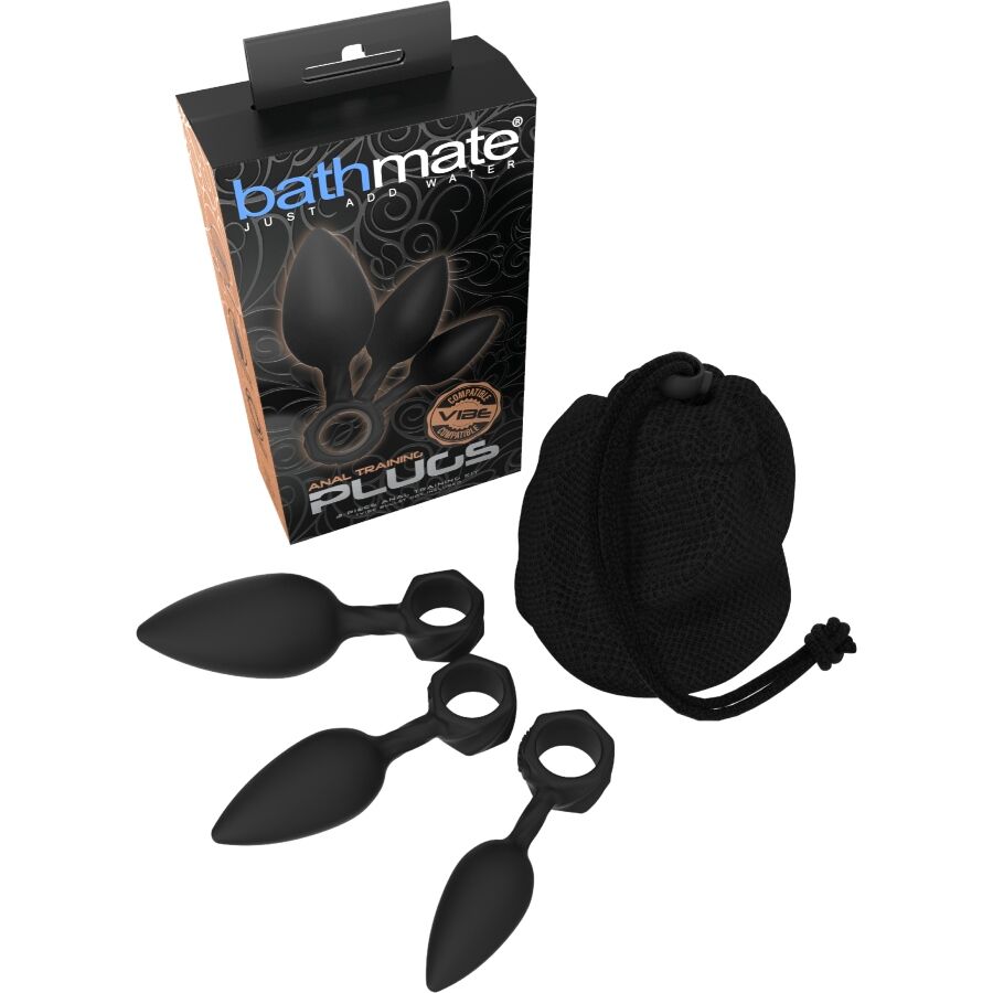 Kit d’entraînement Bathmate avec 3 plugs anaux