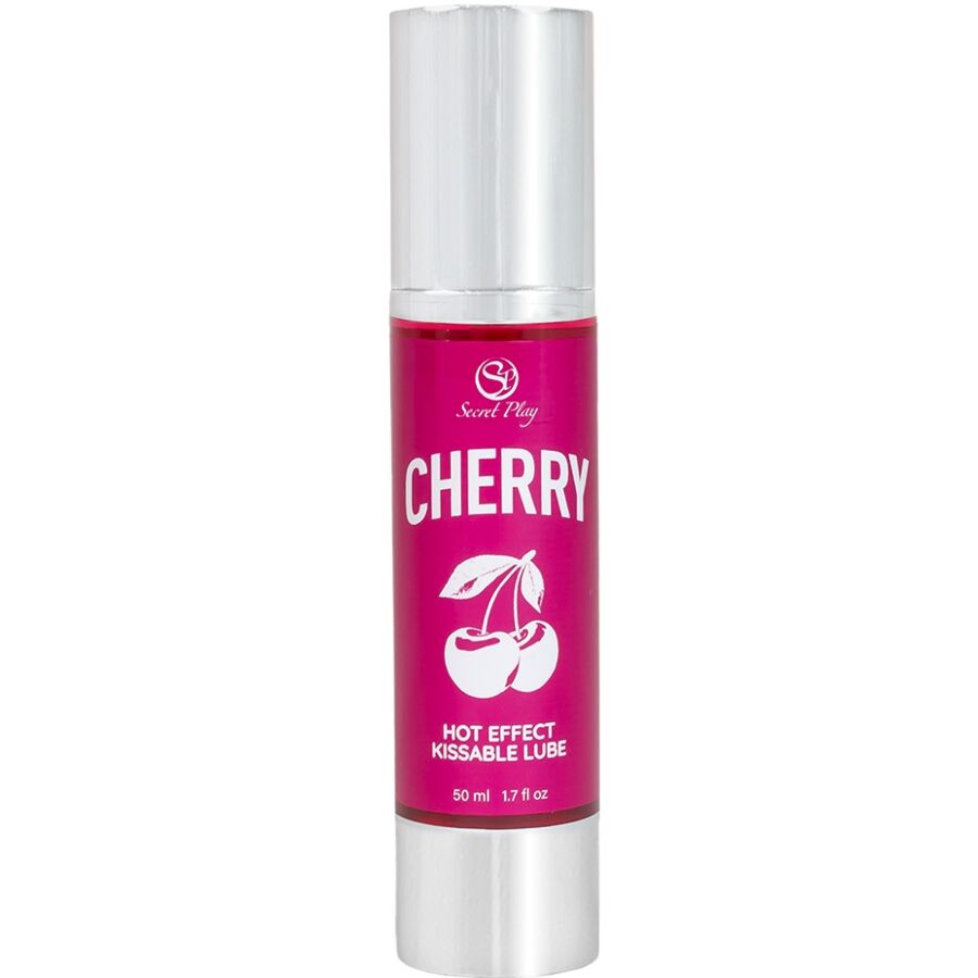 Gel lubrifiant chauffant Secretplay parfum cerise, 50 ml
