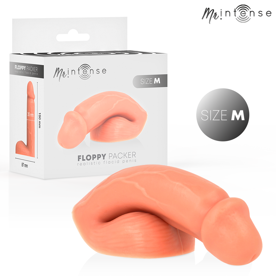 MR. INTENSE Floppy Packer taille M en silicone