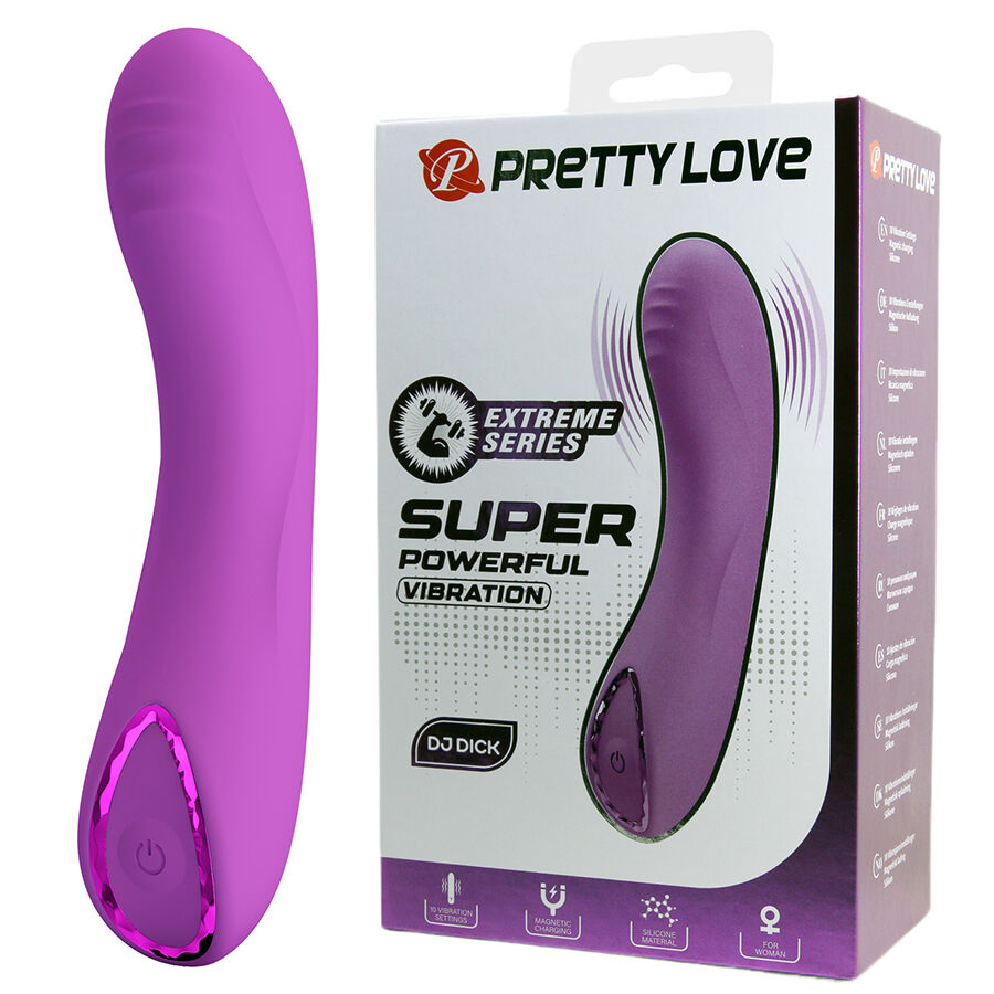 Pretty Love DJ Dick, vibromasseur point G violet